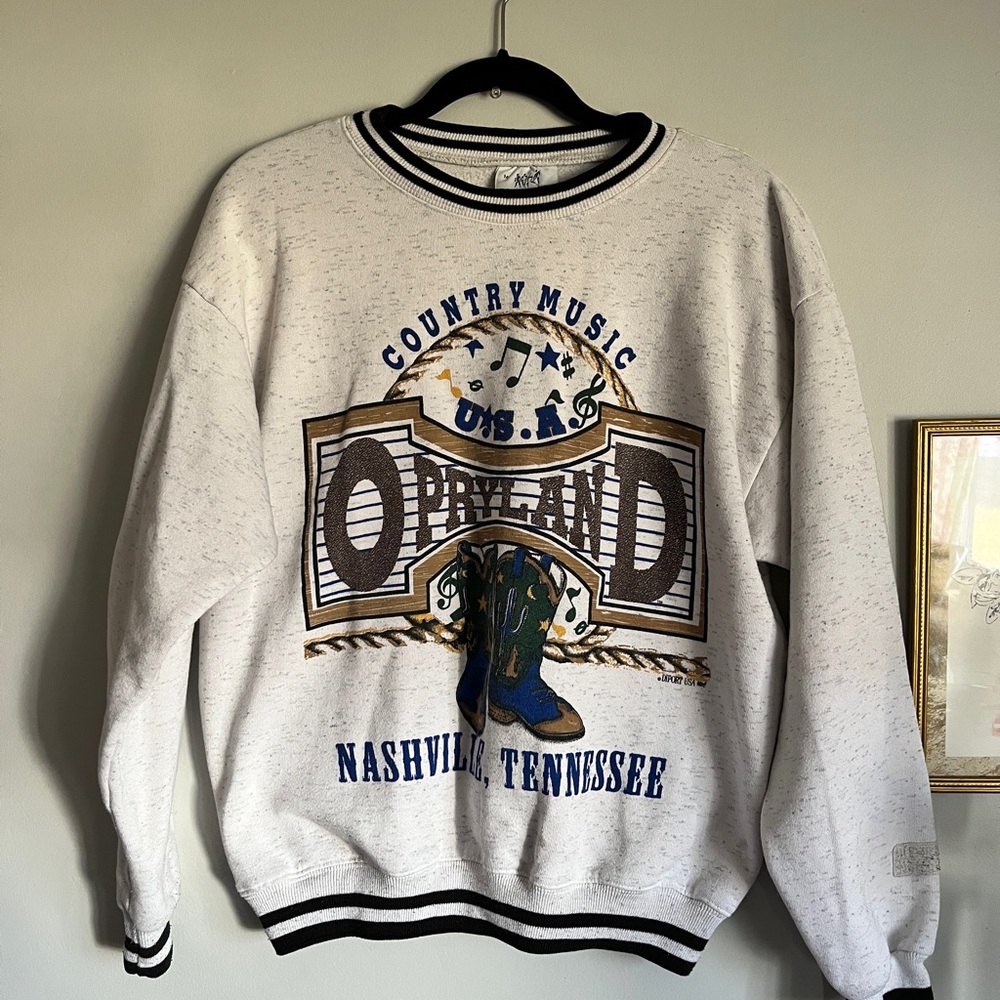 Opryland White Sweater